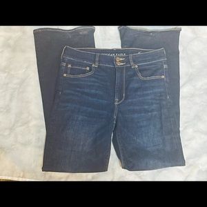 American Eagle High Rise Flare Jeans 12